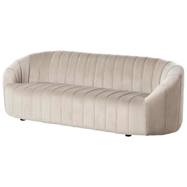 Canapé 3 places MALUNG Velours Beige