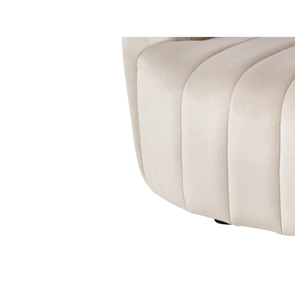 Canapé 3 places MALUNG Velours Beige