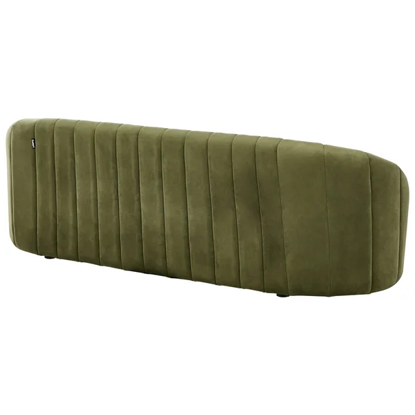 Canapé 3 places MALUNG Velours Vert foncé