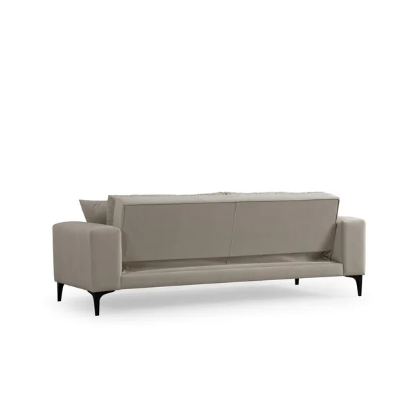 Canapé 3 places écru avec couchage d’appoint JACA