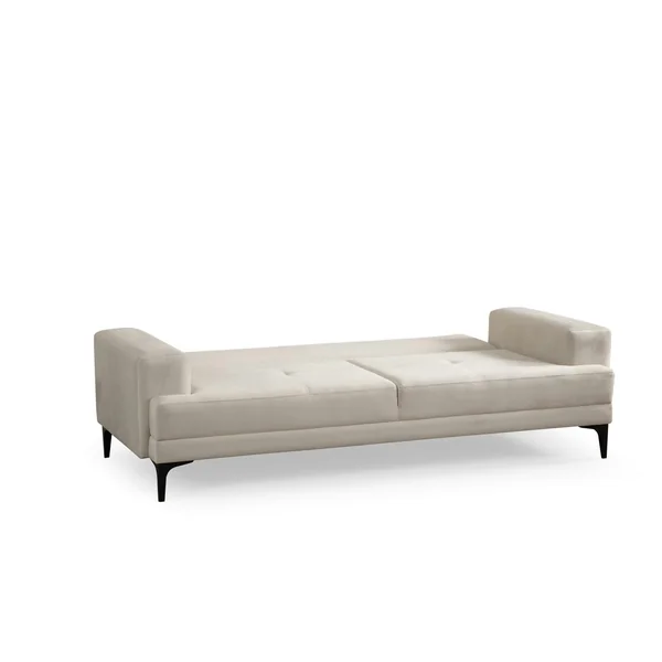 Canapé 3 places écru avec couchage d’appoint JACA