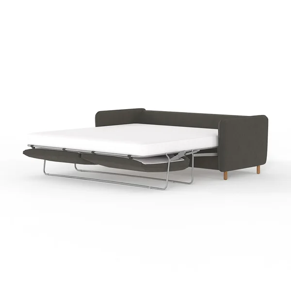 Canapé convertible 2 places Gustave - Velours Vintage - Adore kaki Hunter