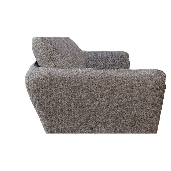 Canapé convertible 3 places Axel - Tissu Velouté Epais - Storm Beige