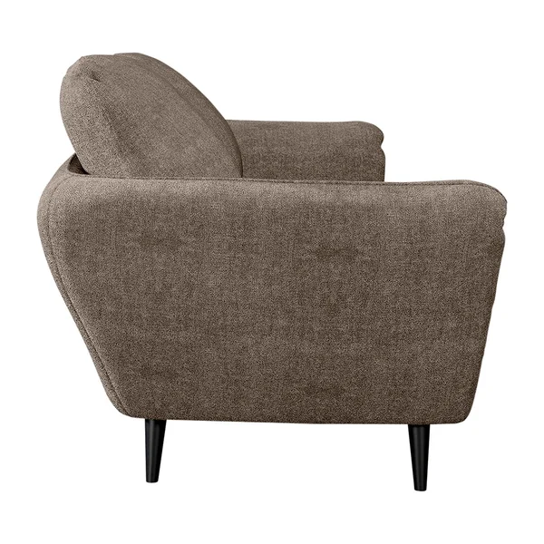 Canapé convertible Bultex 3 places Axel - Tissu Chenille - Perfect Harmony Taupe