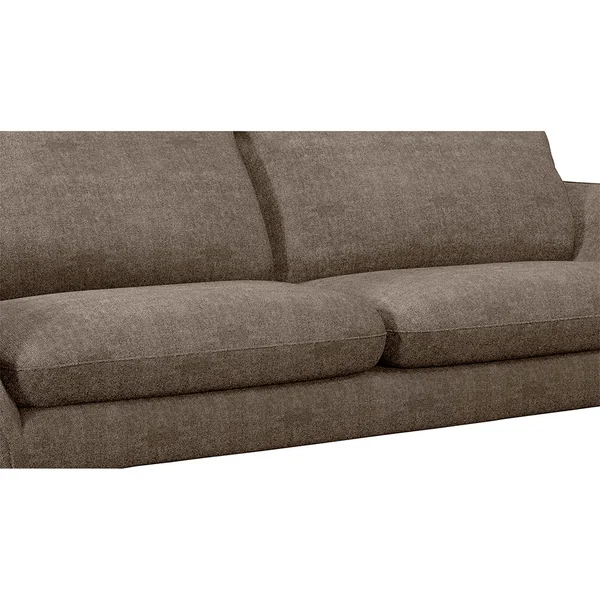 Canapé convertible Bultex 3 places Axel - Tissu Chenille - Perfect Harmony Taupe