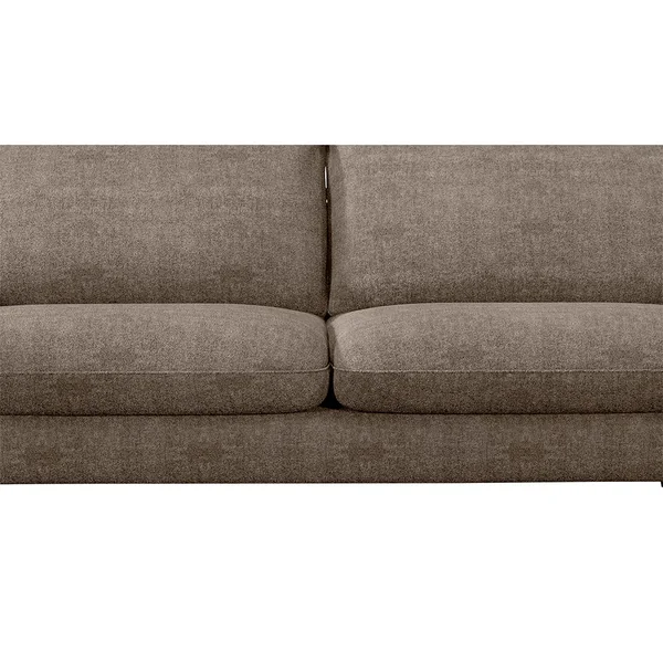 Canapé convertible Bultex 3 places Axel - Tissu Chenille - Perfect Harmony Taupe