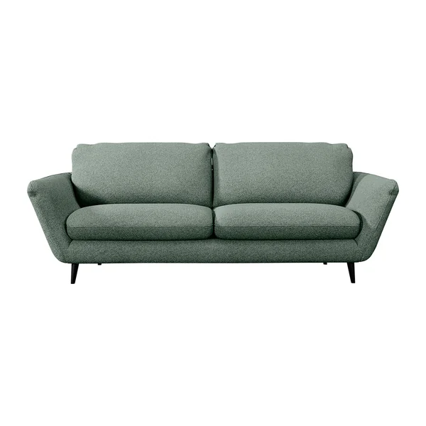 Canapé convertible Bultex 3 places Axel - Tissu Texturé - Jazz Bleu Aqua