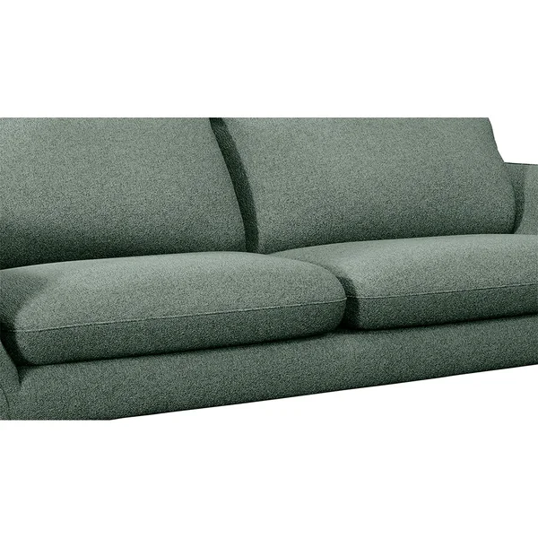 Canapé convertible Bultex 3 places Axel - Tissu Texturé - Jazz Bleu Aqua