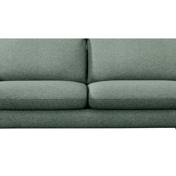 Canapé convertible Bultex 3 places Axel - Tissu Texturé - Jazz Bleu Aqua