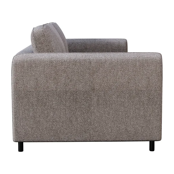 Canapé convertible bultex 4 places Gustave - Tissu Velouté Epais - Storm Beige