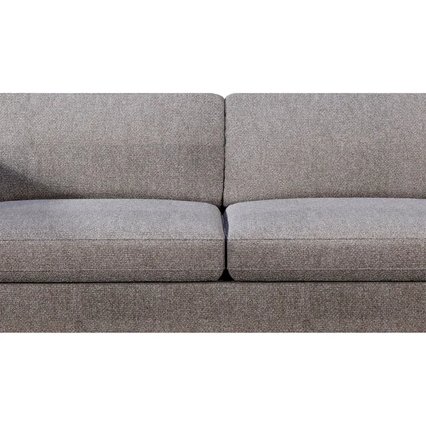 Canapé convertible bultex 4 places Gustave - Tissu Velouté Epais - Storm Beige