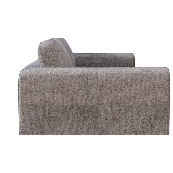 Canapé convertible bultex 4 places Gustave - Tissu Velouté Epais - Storm Beige