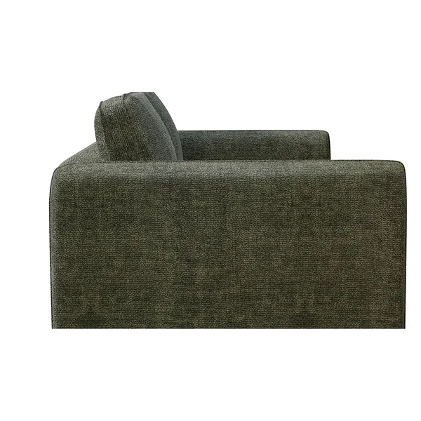 Canapé fixe 3 places Gustave - Tissu Chenille - Perfect Harmony Kaki