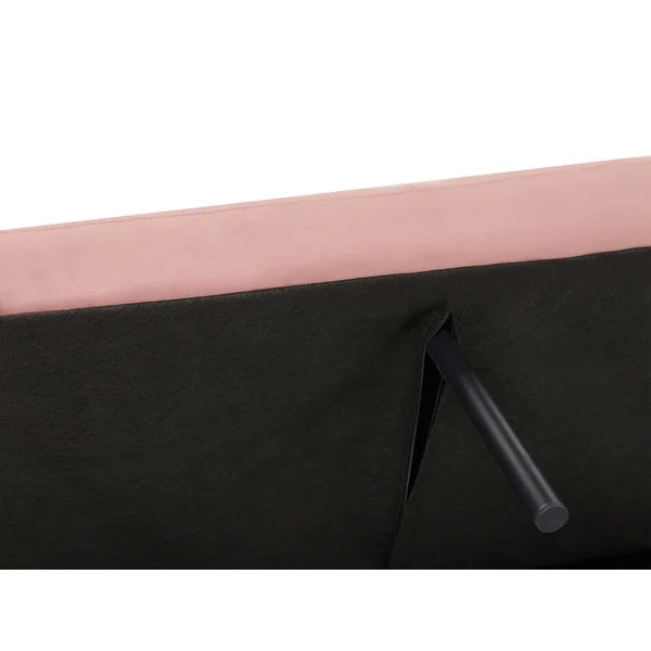 Canapé-lit 3 places VIMMERBY Velours Rose
