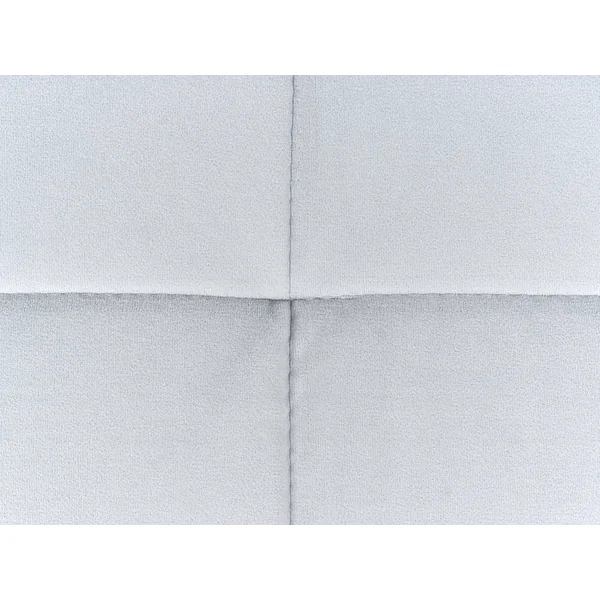 Canapé-lit d'angle modulable 4 places ABERDEEN Velours Gris clair Côté droit