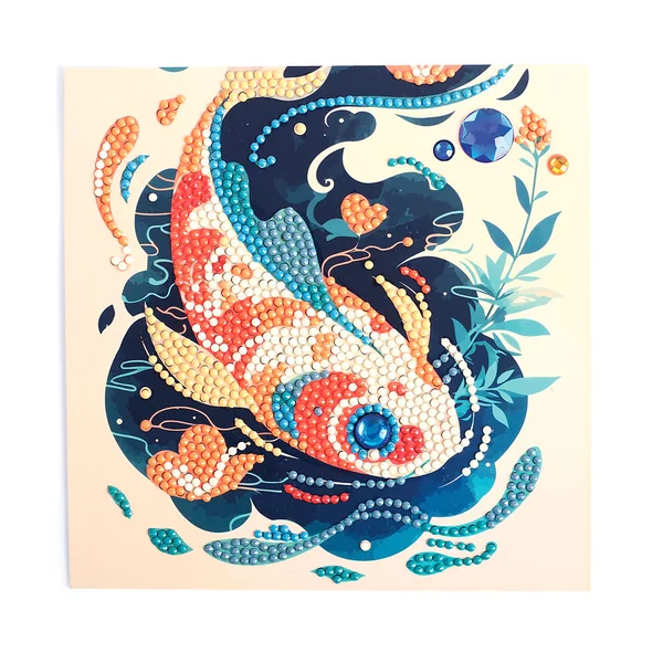 Carte à broder (x3) japon
