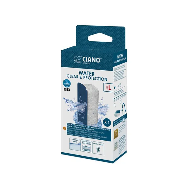Cartouche water clear de taille L