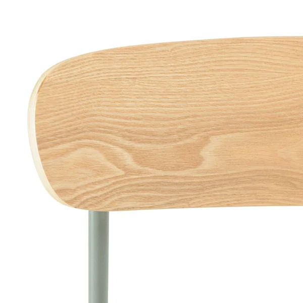 Chaise bois et métal vert pale style écolier (lot de 2) TIM