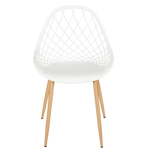 Chaise de jardin en plastique blanc - Malaga