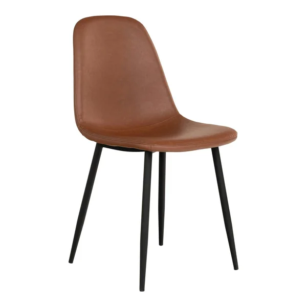 Chaise de salle à manger marron clair style vintage (lot de 2) BERLIN