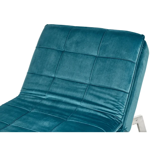 Chaise Longue LOIRET Velvet Teal