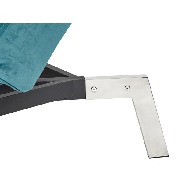 Chaise Longue LOIRET Velvet Teal
