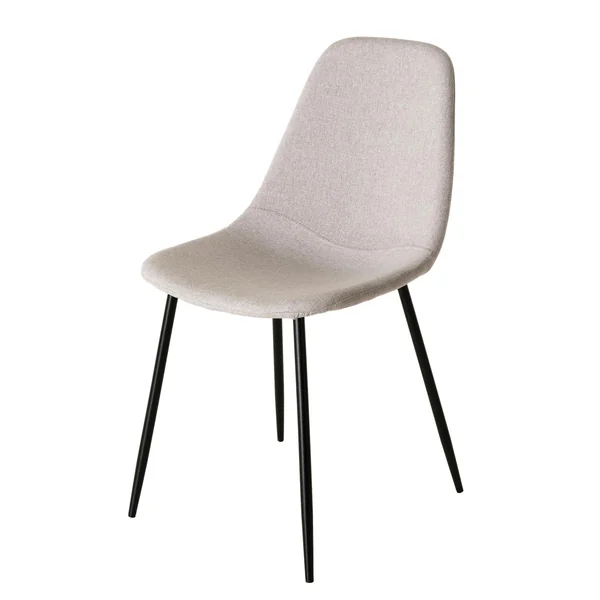 Chaise tissu beige TIM (lot de 2)