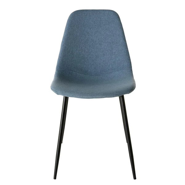 Chaise tissu bleu TIM (lot de 2)