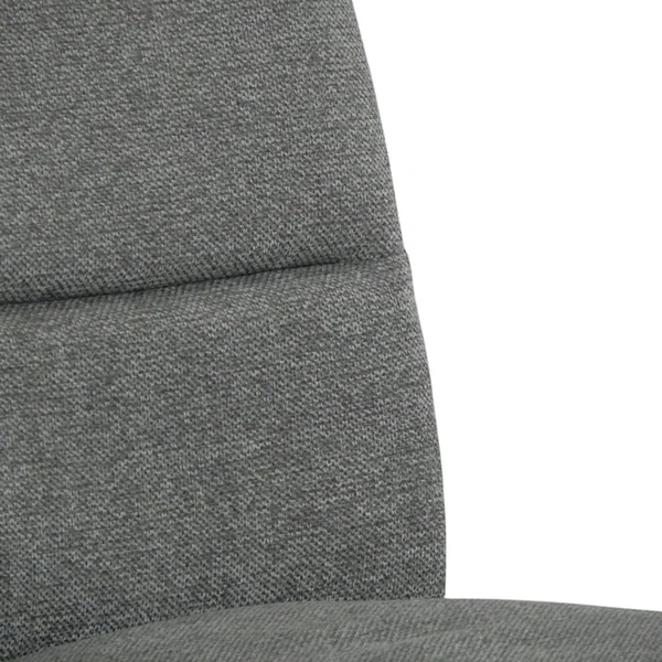 Chaise à dossier haut en tissu gris (lot de 2) LOMBARDIE