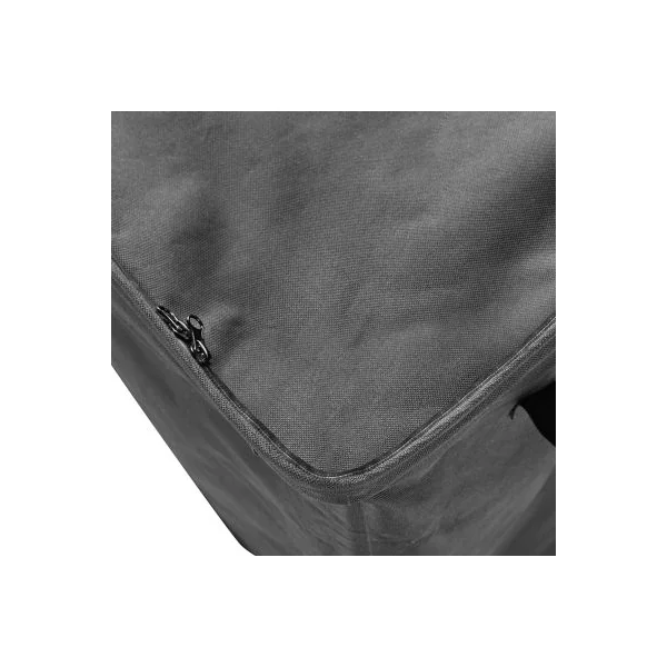 Coffre de jardin pour coussins, polyester, l.129 x H.78 x P.44 cm, gris, GoodHome Pukapuka