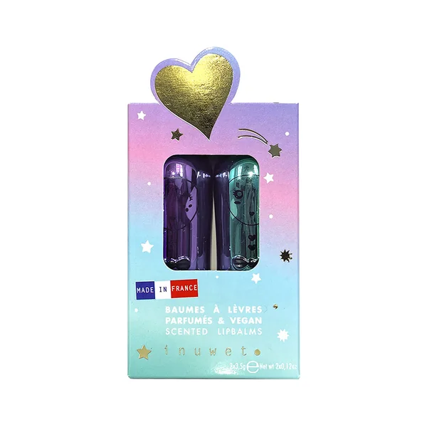Coffret cadeau duo baumes à lèvres cupacke et cassis