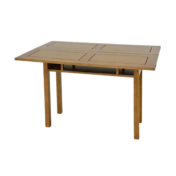 Console extensible en table repas hévéa 120cm HELENA