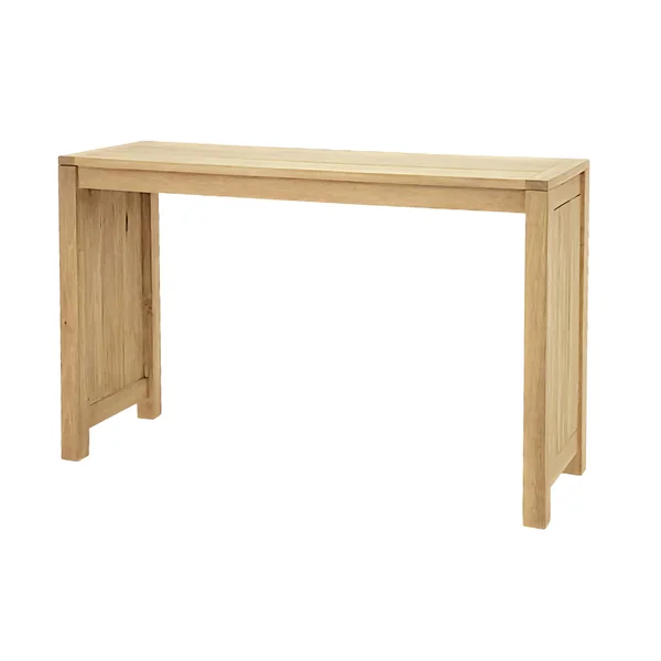 Console moderne bois hévéa 120cm ATTAN