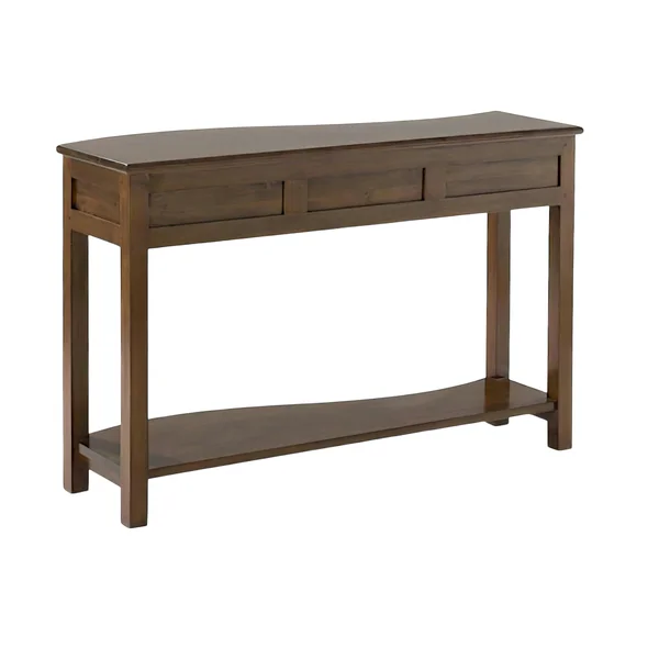 Console vague hévéa 120cm TRADITION