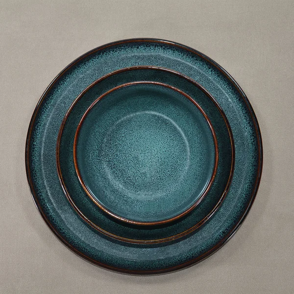 Coupelle en grès bleu d15cm - Volga