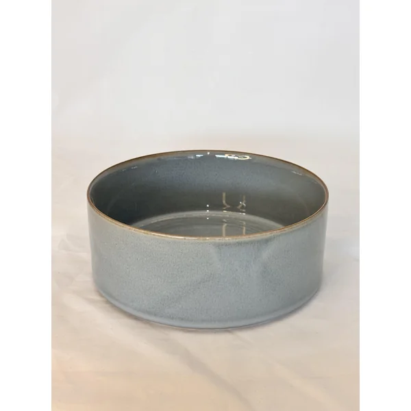 COUPELLE GRIS EMPILABLE PORCELAINE EMAIL REACTIF 16CM