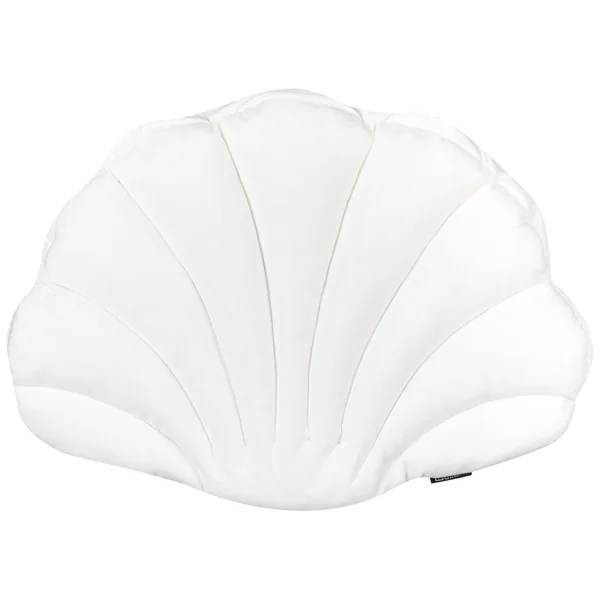 Coussin CONSOLIDA Velours 47 x 35 cm Blanc cassé Unicolore
