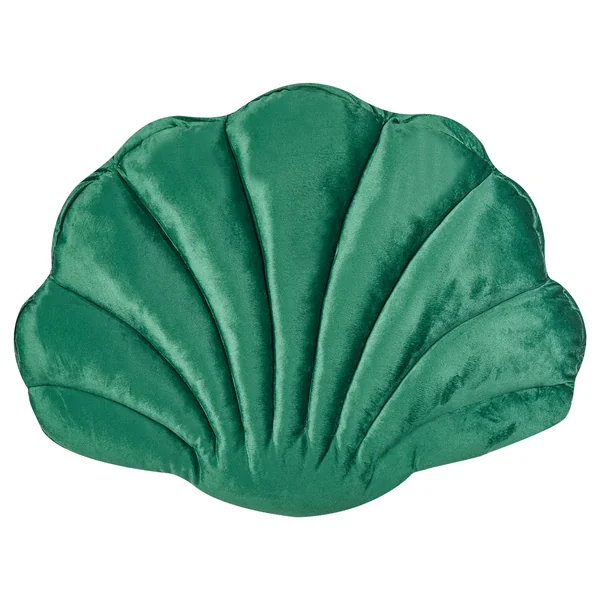 Coussin CONSOLIDA Velours 47 x 35 cm Vert émeraude Unicolore