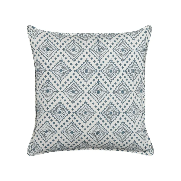 Coussin CORDATA Coton 45 x 45 cm Bleu Motif oriental