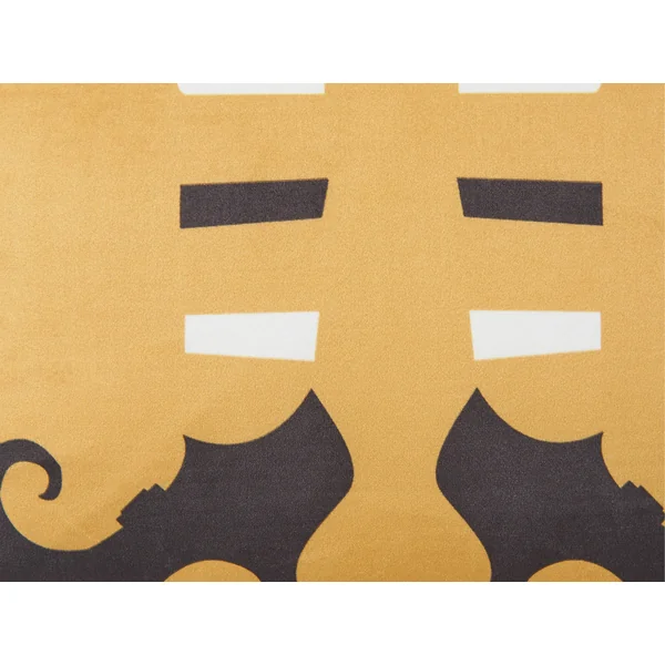 Coussin COVASNA Velours 45 x 45 cm Orange Motif abstrait