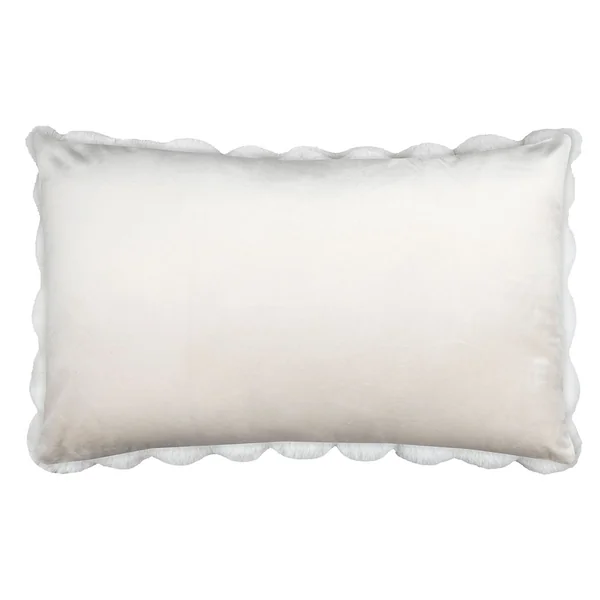 Coussin en tissu écru 80x50cm - Nebraska