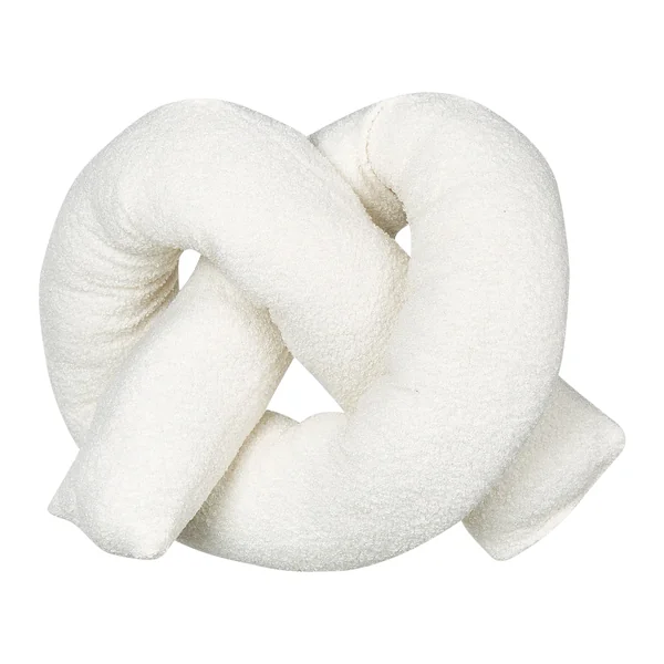 Coussin GLADIOLUS Bouclé 172 x 14 cm Blanc cassé Unicolore