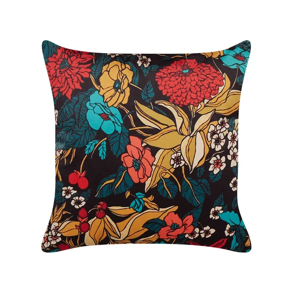 Coussin PROTEA Velours 45 x 45 cm Multicolore Motif floral