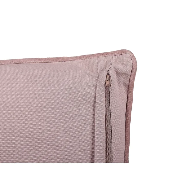 Coussin ROMNEYA Velours 45 x 45 cm Rose Motif floral