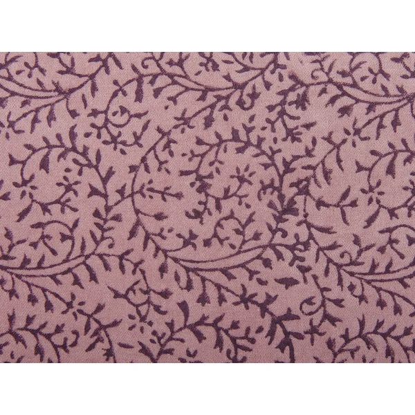 Coussin ROMNEYA Velours 45 x 45 cm Rose Motif floral
