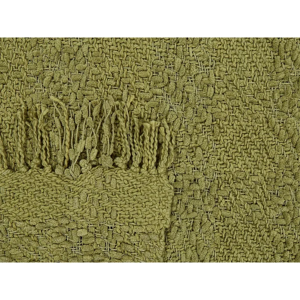 Couverture VELLA Coton 200 x 220 cm Vert olive