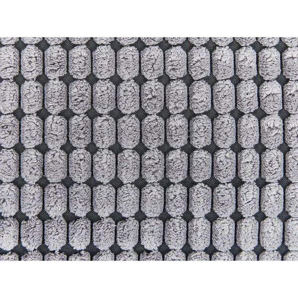 Dekokissen 2er Set ASPIDISTRA Samtstoff 45 x 45 cm Grau Geometrisches Muster