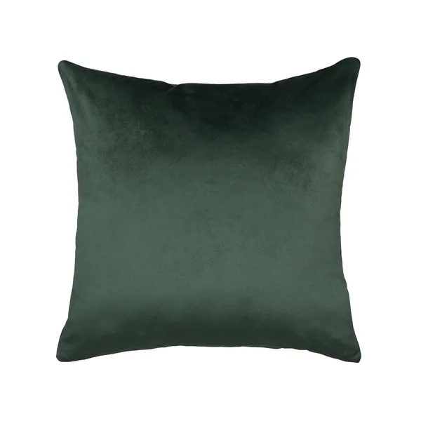 Dekokissen 2er Set ASTILBE Samtstoff 45 x 45 cm Dunkelgrün Pflanzenmuster