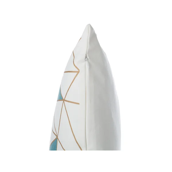 Dekokissen 2er Set CLARKIA Baumwolle 45 x 45 cm Blau Geometrisches Muster