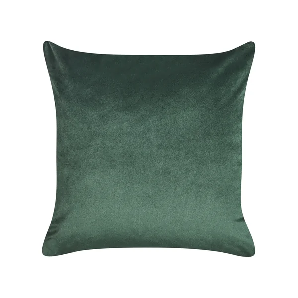 Dekokissen 2er Set DAFFODIL Samtstoff 45 x 45 cm Smaragdgrün Blumenmuster